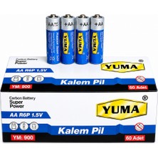 Fumeyabi Aa R6P 1.5V Carbon Super Power 60’lı Paket Ince Kalem Pil