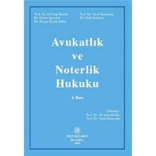Filiz Kitabevi Avukatlık ve Noterlik Hukuku - Ali Cem Budak