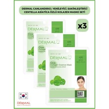 Odea Dermal Canlandırıcı, Yenileyici, Sakinleştirici Centella Asiatica Özlü Kolajen Maske 23 gr 3 Adet