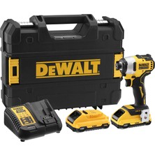 Odea Dewalt, 18V 3AH Kompakt Kömürsüz Akülü Darbeli Matkap, DCF809L2T-QW, Sarı Siyah