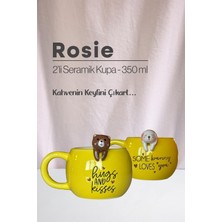 Odea Ayı ve Tavşan Figürlü Seramik Kupa 350 ml