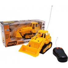 Junglee 1381-12 Uzaktan Kumandalı Paletli Kepçe Işıklı 2 Fonksiyonlu Ileri Geri Iş Makinesi Kepçe Buldozer