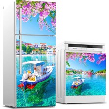 Odea Buzdolabı ve Bulaşık Makinası Beyaz Eşya Sticker Kaplama Assos Yunanistan