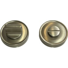 Elovias System Yuvarlak Wc Banyo Rozeti Nikel Saten Renk (RO14W NBM)