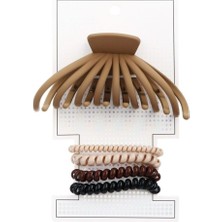 Odea Miniso Spiral Lastikli Toka Seti (5 Adet)