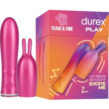 Odea Durex 2si 1 Arada Titreşimli Vibratör ve Uyarıcı Başlık, USB Şarjlı, 7 Farklı Titreşim Modu