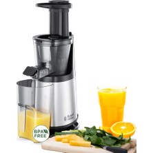 Odea Russell Hobbs 25170-56 Yavaş Meyve Sıkacağı, 3 Süzgeç Ek Parçası (Ince, Kaba ve Dondurulmuş Meyveler), Siyah
