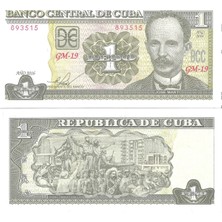 Emir Koleksiyon Coin & Paper Collection Küba 1 Peso 2016 Yılı Yabancı Kağıt Para Çil Unc Koleksiyon Para