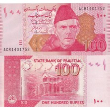 Emir Koleksiyon Coin & Paper Collection Pakistan 2022 Yılı 100 Rupees Yabancı Kağıt Para Çil Unc Koleksiyon Para