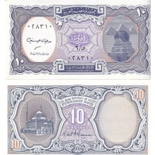 Emir Koleksiyon Coin & Paper Collection Mısır 1940 Yılı 10 Piastres Yabancı Kağıt Para Çil Unc Koleksiyon Para
