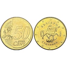 Emir Koleksiyon Coin & Paper Collection Avrupa - Bulgaristan 2026 Yılı Yeni Baskı 50 Euro Cent Koleksiyon Para Çil Unc