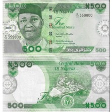 Emir Koleksiyon Coin & Paper Collection Nijerya 2023 Yılı 500 Naira Yabancı Kağıt Para Çil Unc Koleksiyon Para