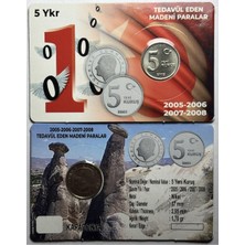 Emir Koleksiyon Coin & Paper Collection 2005 Yılı Tedavül 5 Yeni Kuruş Özel Kitinde Çil Unc