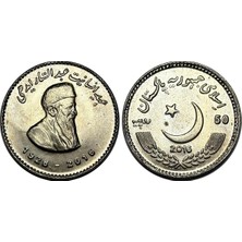 Emir Koleksiyon Coin & Paper Collection Pakistan 2016 Yılı 50 Rupi Abdul Sattar Edhi Koleksiyon Para Çil Unc