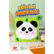 Self Power Panda Keçe Yaratıcı El Sanatları Başlangıç Seti Sevimli Hayvan Dikiş ve Örgü Seti, El Sanatları