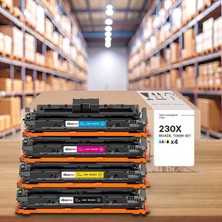 tonermax Hp Color Laserjet Pro 4203CDN 230X Cmyk Muadil Toner Seti Çipli