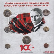 Emir Koleksiyon Coin & Paper Collection Türkiye Cumhuriyeti Tedavül Para Seti Cumhuriyetin 100. Yılı Atatürk Temalı Koleksiyon Seti