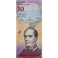 Emir Koleksiyon Coin & Paper Collection Venezuela 2018 Yılı 10 Bolivares Çil Unc Koleksiyon Para