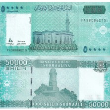 Emir Koleksiyon Coin & Paper Collection Somali 50.000 Shillings Unc Koleksiyon Para