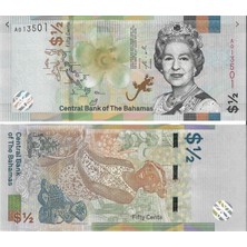 Emir Koleksiyon Coin & Paper Collection Bahamalar 2019 Yılı Yarım Cent Yabancı Kağıt Para Çil Unc Koleksiyon Para