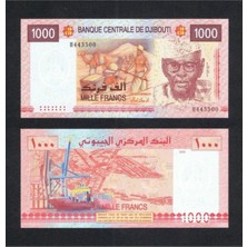 Emir Koleksiyon Coin & Paper Collection Cibuti Djibouti 2005 Yılı 1000 Francs Kağıt Para Çil Unc Koleksiyon Para Nadir