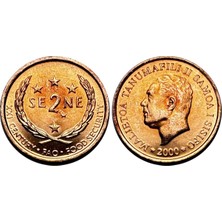 Emir Koleksiyon Coin & Paper Collection Samoa 2000 Yılı 2 Sene Çil Unc Koleksiyon Para