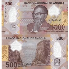 Emir Koleksiyon Coin & Paper Collection Angola 500 Kwanzas Yabancı Polimer Kağıt Para Çil Unc Koleksiyon Para