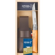 Odea Opinel Deri Kılıflı Karbon Çelik Çakı, Unisex, Kahverengi, Nr.8
