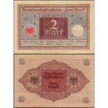 Emir Koleksiyon Coin & Paper Collection Almanya 1920 Yılı 2 Mark Kağıt Para Çil Unc Koleksiyon Para
