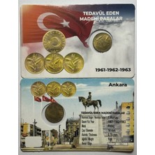 Emir Koleksiyon Coin & Paper Collection Türkiye 1961 Yılı Pirinç Tedavül 1 Kuruş Özel Kitinde Çil Unc