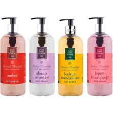 Odea Eyüp Sabri Tuncer Amber, Lavanta, Kiraz Çiçeği, Mandalina Sıvı Sabun 500 ml x 4