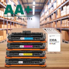 tonermax Hp 230A Cmyk Muadil Toner Seti Aa Plus / Color Laserjet Pro 4203 / Mfp 4303 / W2300A / W2301A / W2302A / W2303A