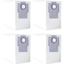 Odea Lin Grup Roborock Saros 10 S90VER Uyumlu Robot Süpürge Toz Torbası, 4 Adet, Renkli SAROS10 Toz Torbası