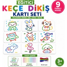 Self Power Eğitici Keçe Dikiş Kartı Seti 9’lu – Çocuklar Için El Becerisi Geliştirici Dikiş Oyunu (3+ Yaş)