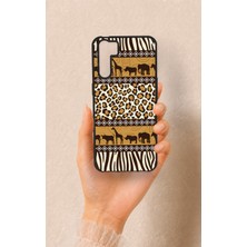 Vip Case Oppo A91 Uyumlu Afrika Safari Desenli Silikon Kılıf