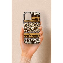 Vip Case iPhone 11 Pro Uyumlu Afrika Safari Desenli Silikon Kılıf