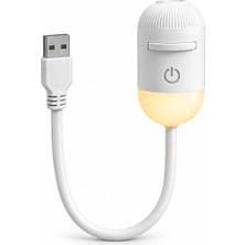 MDSTECH USB Galaksi Yıldız Projektörü Tavan Yansıtmalı Sıcak Işıklı Gece Lambası Esnek Gövdeli Ayarlanabilir Odaklı