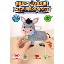Self Power 1 Adet Keçe Dikiş Eşek Keçe Dikiş Kiti Ip Iğne Elyaf Dahil