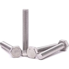 Odea Civata Altı Köşe Başlı Galvaniz Kaplama Kalite Dın 933 8.8 Akb Altıgen Endüstriyel Otomotiv Hırdavat Civatası (15, M10X30)