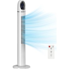 Junglee 45W Kule Tipi Vantilatör Uzaktan Kumandalı, Dokunmatik LED Ekranlı, 3 Modlu Sessiz Vantilatör