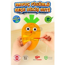 Self Power Çocuklar Için Kendin Yap Keçe Dikiş El Sanatları 3 Yaş ve Üzeri Çocuklar Için Havuç Eğitici Oyuncak