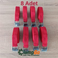 Clampgo 3 Metre Mini Mandallı Gerdirme Halatı Bağlama Kayışı Sabitleme Spanzeti
