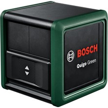 Odea Bosch Home & Garden Quigo Green Çizgi Lazer (Daha Iyi Görünürlük Için Yeşil Lazer Teknolojisi, +/- 0,6 Mm/m'lik Iyileştirilmiş Hassasiyet ve 12 M'ye Kadar Çalışma Aralığı)