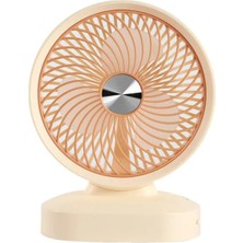 Junglee Masaüstü Şarjlı Fan 3 Kademeli Taşınabilir Vantilatör Serinletici Mini Klima Fan-Pembe