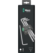 Odea Wera 950 Pkl/9 Sm Sb L Anahtar Seti, Metrik, Krom Kaplama, 9 Parça