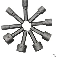 Odea 9 Parça Manyetik Somun Adaptör Seti, Elektrikli Matkap Için Lokma Ucu, 5 Mm-13 mm Arası Metal ve Ahşap Işleri, Otomotiv Bakımı