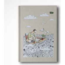 Odea Kalipso Hakan Çapkan 14X20 Çizer Çizgili Butik Defter