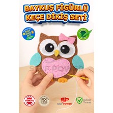 Self Power 1 Adet Eğitici Keçe Baykuş Dikiş Kiti Ip Iğne Elyaf Dahil
