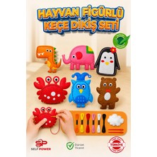 Self Power 6 Adet Çocuklar Için Kendin Yap Keçe Dikiş El Sanatları Seti (Fiğür Seçilebilir )3 Yaş ve Üzeri Çocuklar Için