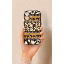 Vip Case iPhone 17 Uyumlu Afrika Safari Desenli Silikon Kılıf
